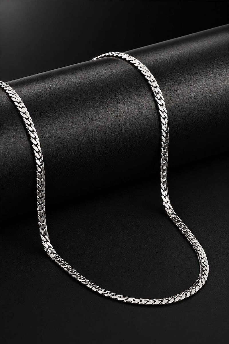 5 mm Balık Sırtı Erkek Çelik Zincir - 1