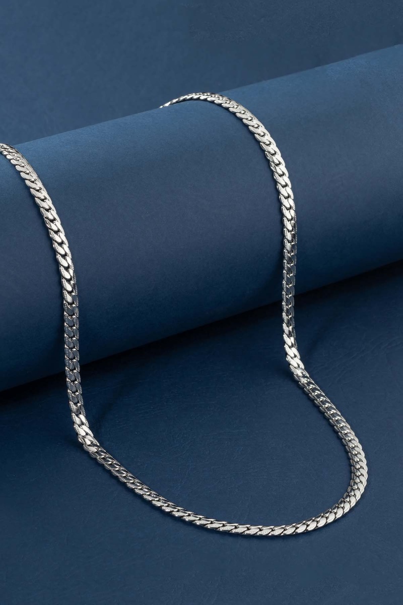 5 mm Balık Sırtı Erkek Çelik Zincir - 1