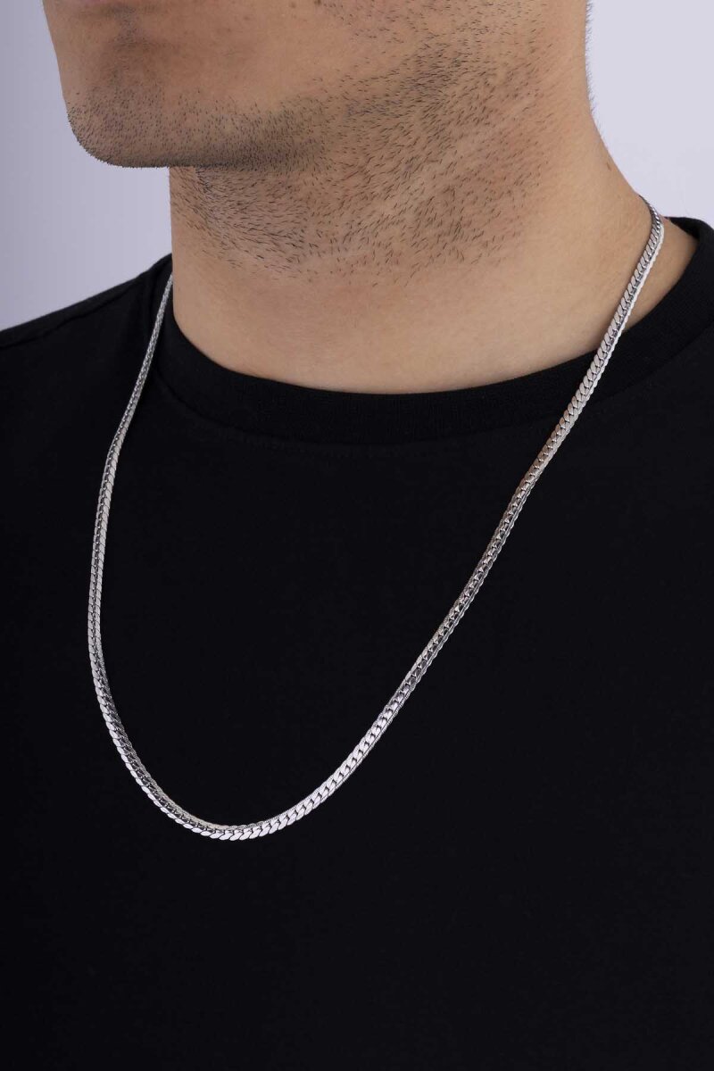 5 mm Balık Sırtı Erkek Çelik Zincir - 2