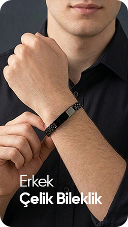 Erkek Çelik Bileklik