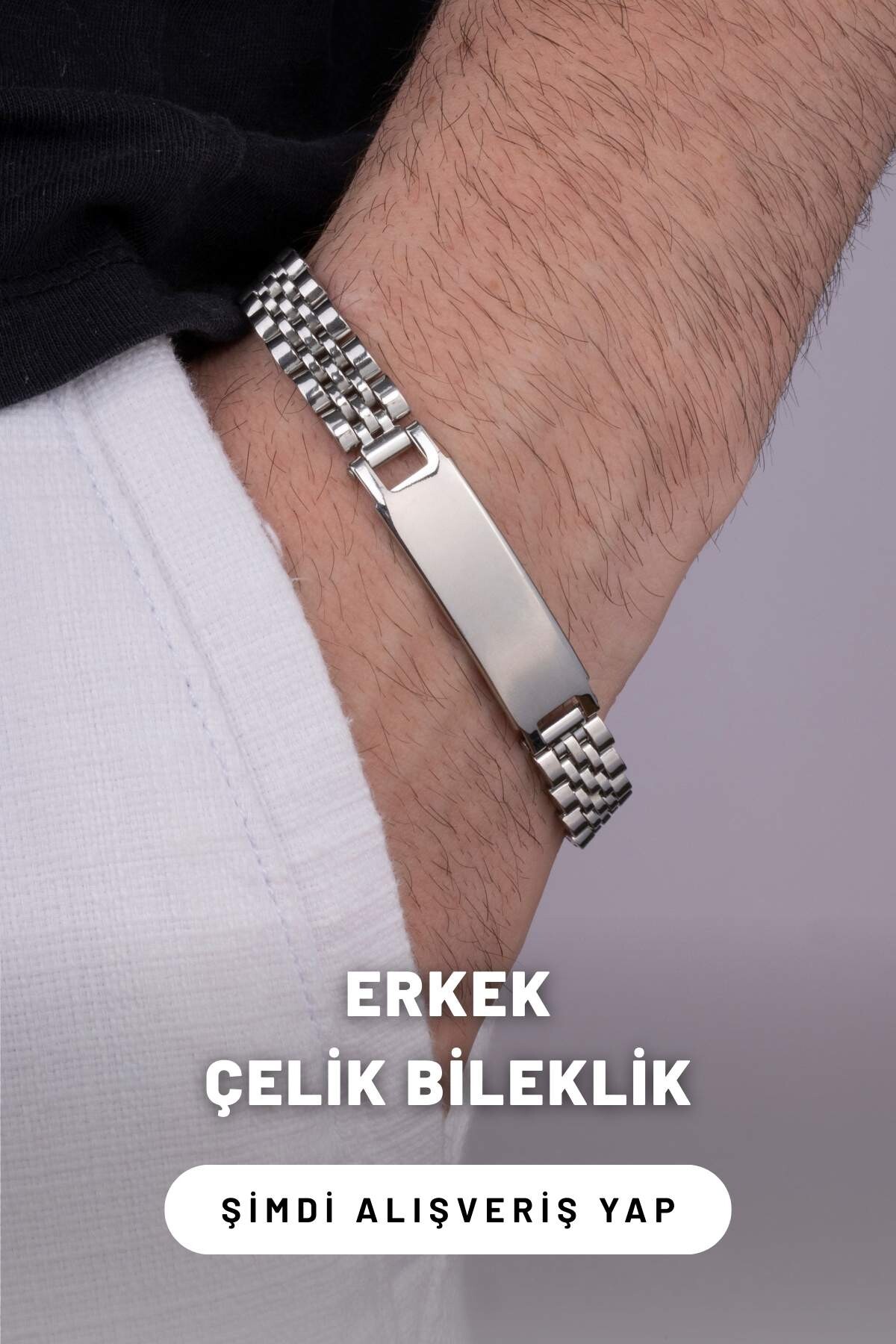 Çelik Erkek Bileklik