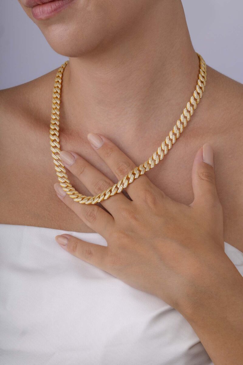 Altın Kaplama 925 Ayar Gümüş Gurmet Kolye - 1