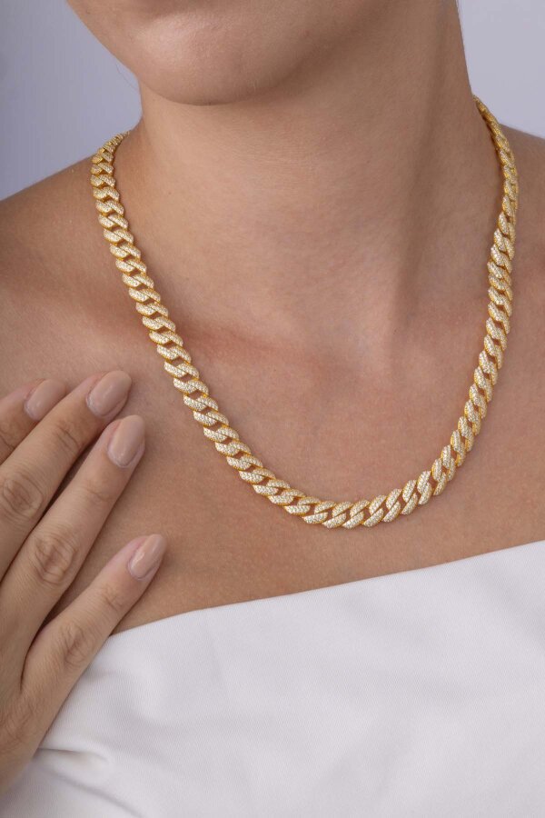 Altın Kaplama 925 Ayar Gümüş Gurmet Kolye - Gümüş Pazarım