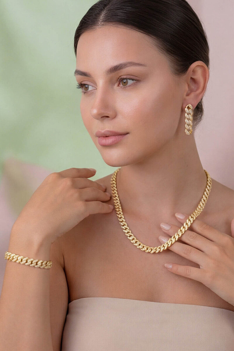 Altın Kaplama 925 Ayar Gümüş Gurmet Set - 2