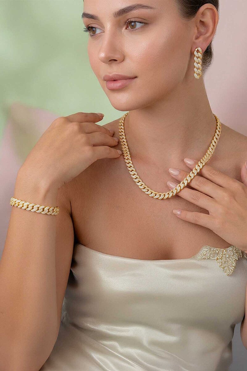 Altın Kaplama 925 Ayar Gümüş Gurmet Set - 1