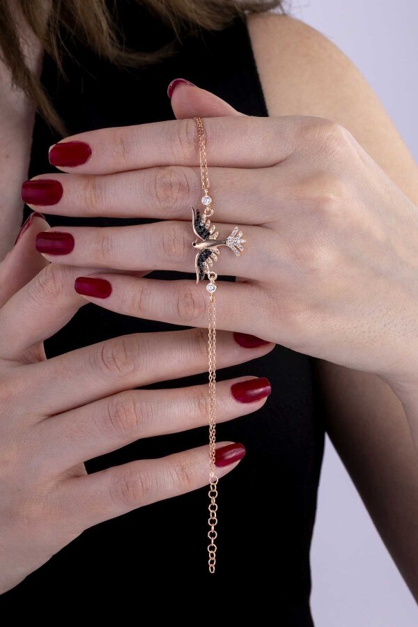 Anka Kuşu Gümüş Bileklik - Gümüş Pazarım