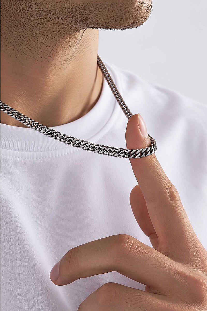 Geçmeli Gurmet Model Çelik Erkek Zincir - 2