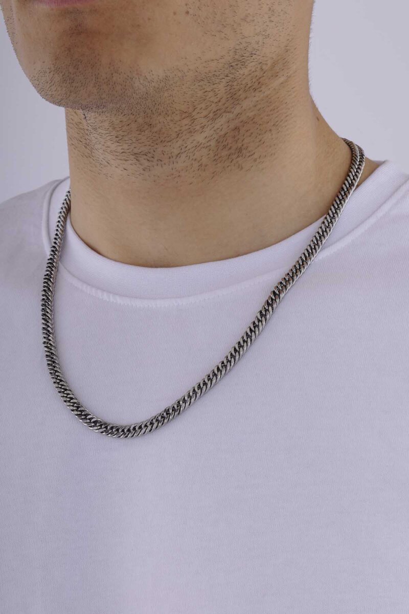 Geçmeli Gurmet Model Çelik Erkek Zincir - 4