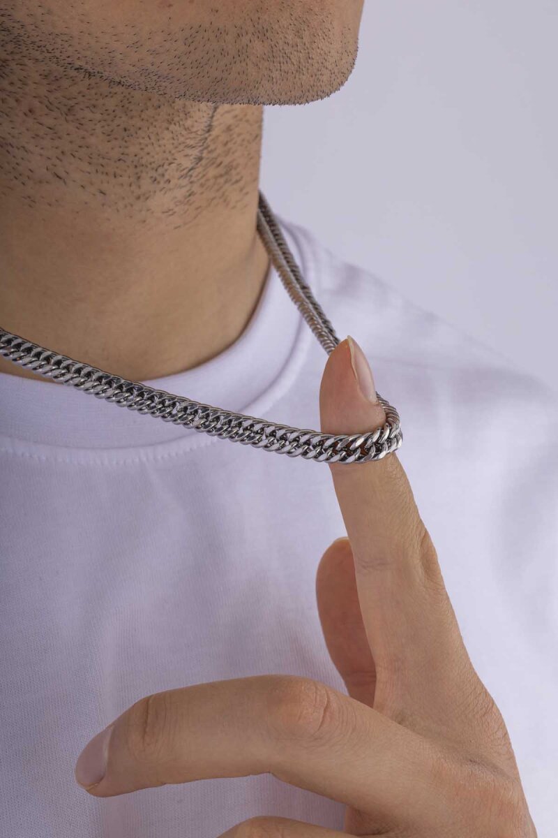 Geçmeli Gurmet Model Çelik Erkek Zincir - 1