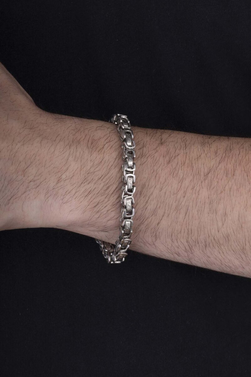Kral Zincir Erkek Çelik Bileklik - 2