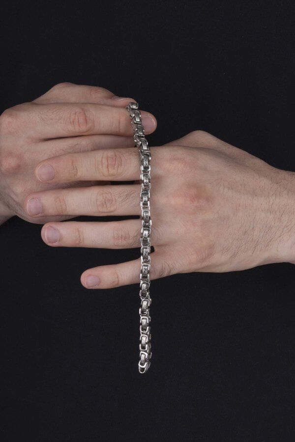 Kral Zincir Erkek Çelik Bileklik - 3