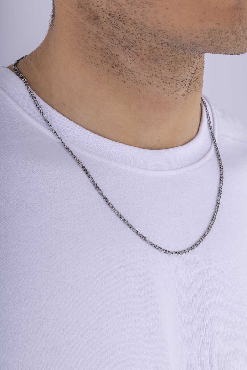 Oksitli Gurmet Model Erkek Çelik Zincir Kolye - 1