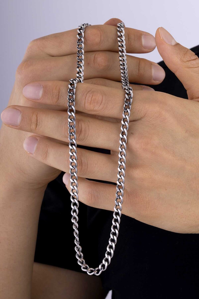 Oksitli Klasik Gurmet Erkek Çelik Zincir - 2