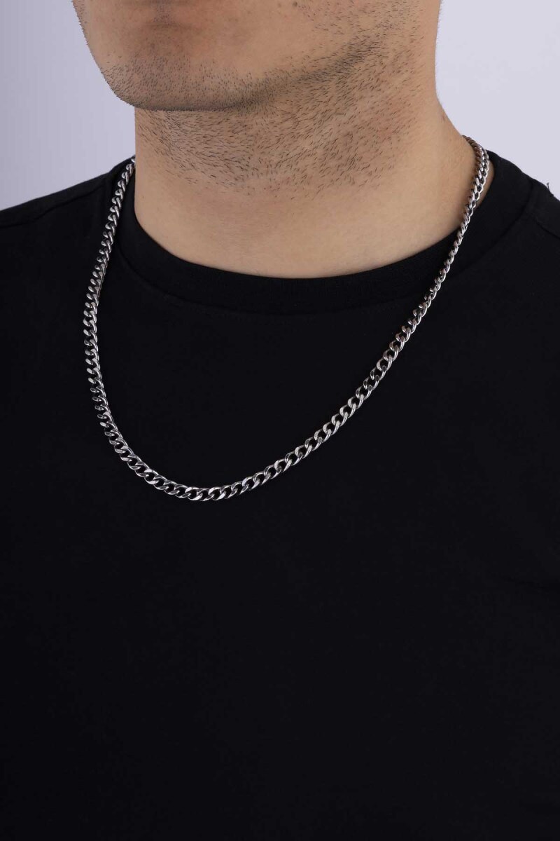 Oksitli Klasik Gurmet Erkek Çelik Zincir - 1