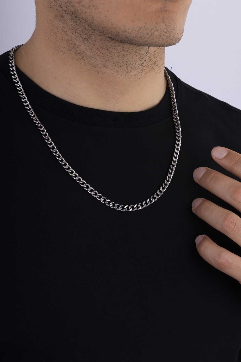 Oksitli Klasik Gurmet Erkek Çelik Zincir - 4